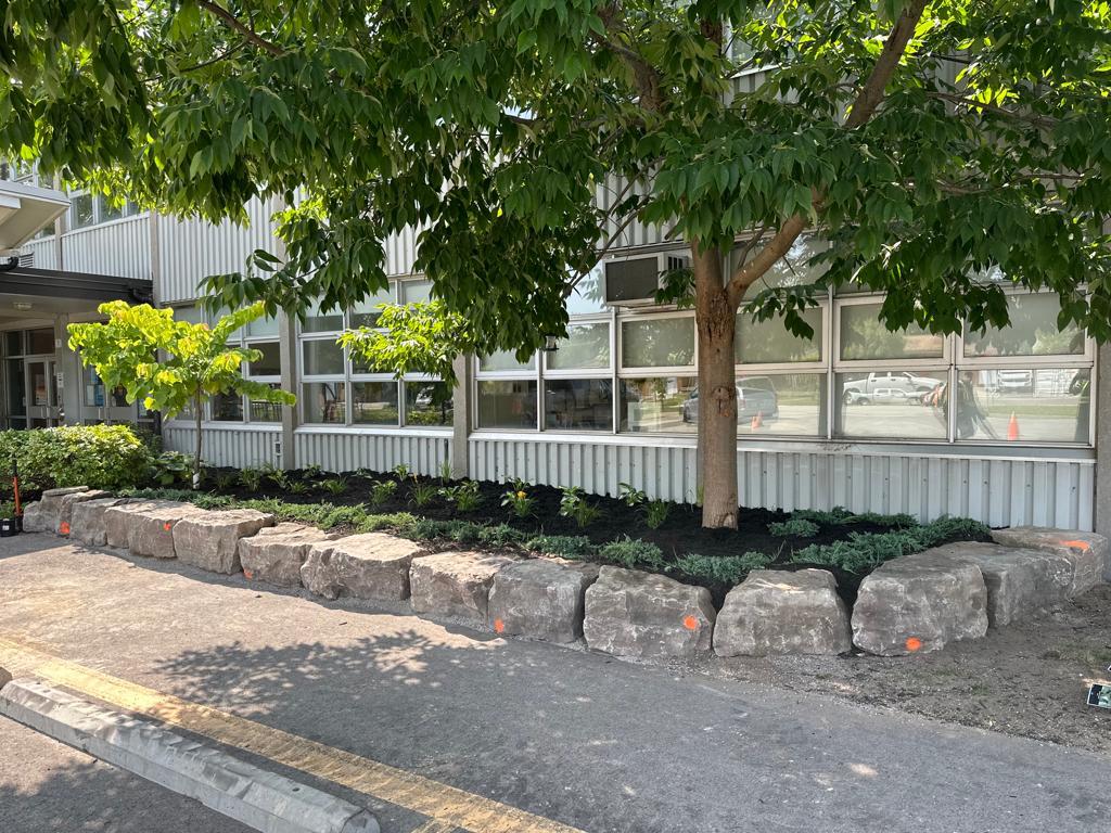 Landscaping detail and craftsmanship