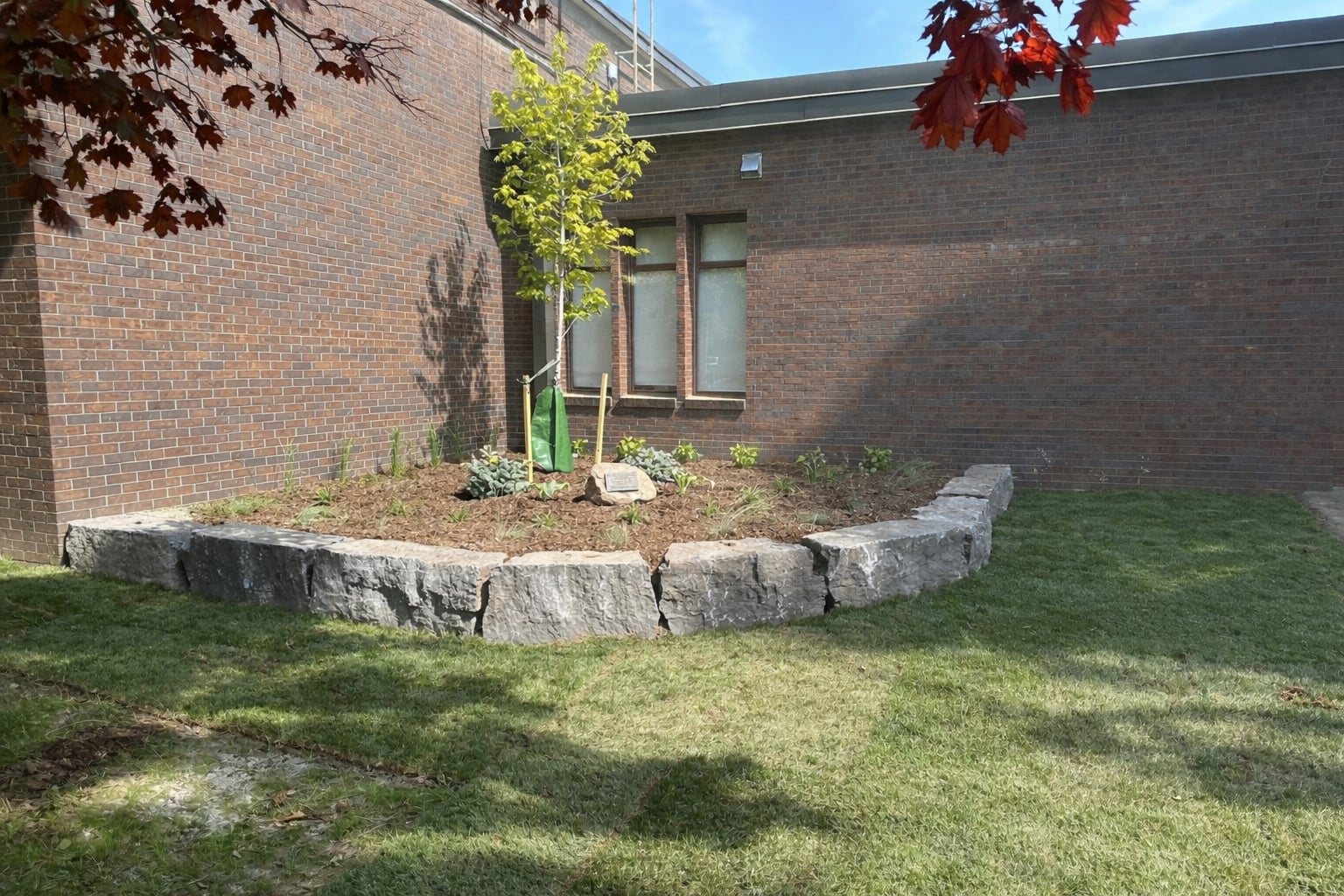 Mulch and planting project 6